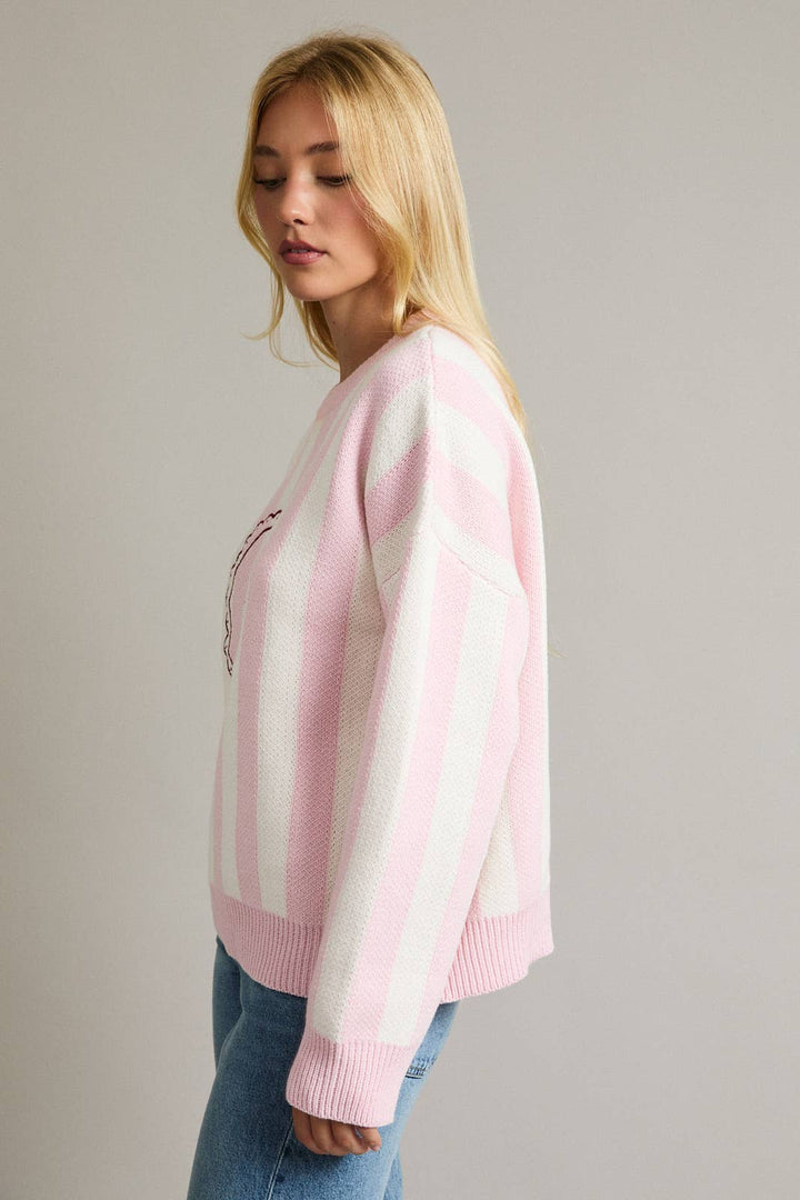 STRIPED TREE SWEATER