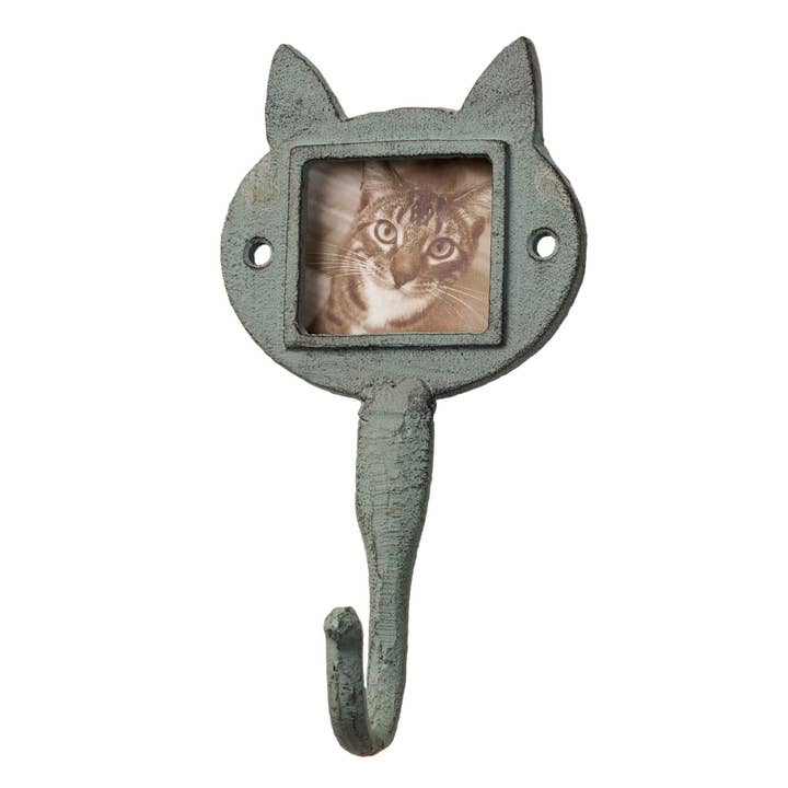 Rustic Iron Hook | Cat Head