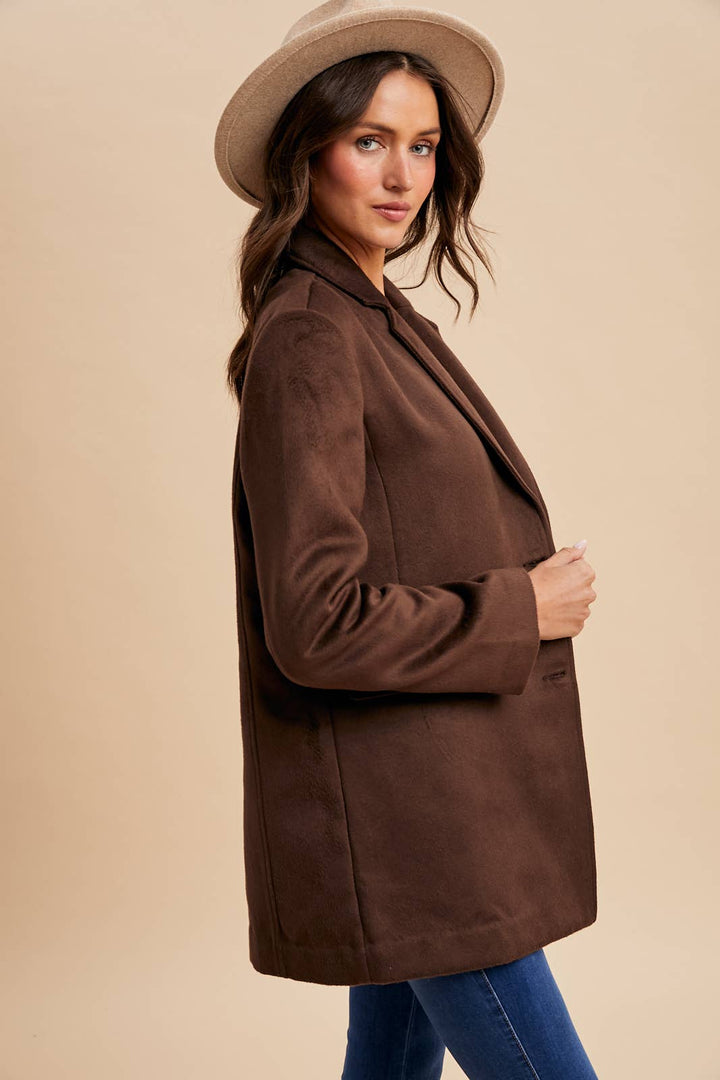 OVERSIZED LONGLINE BLAZER