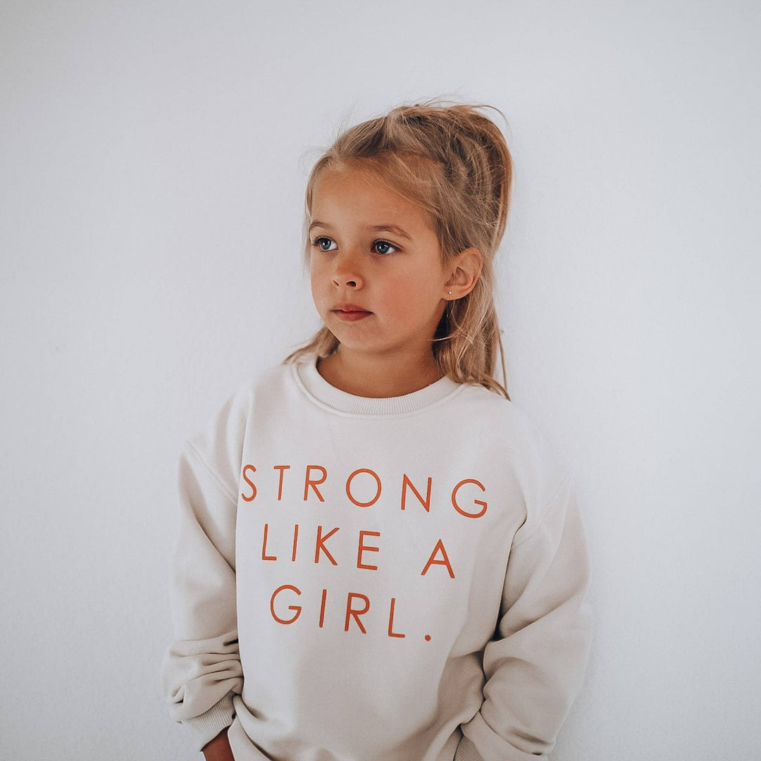 Strong like a girl Pullover