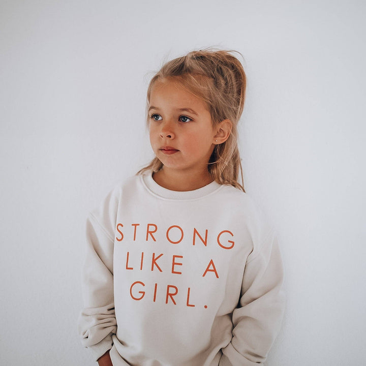 Strong like a girl Pullover