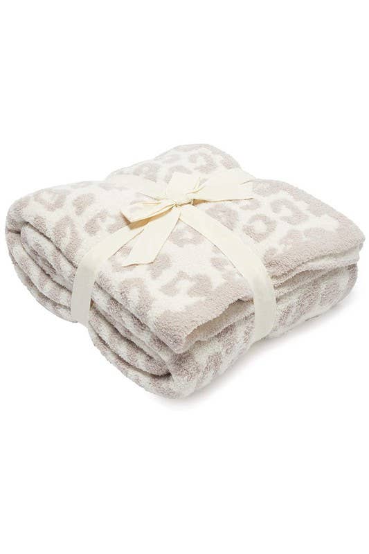 LEOPARD FLEECE BLANKET