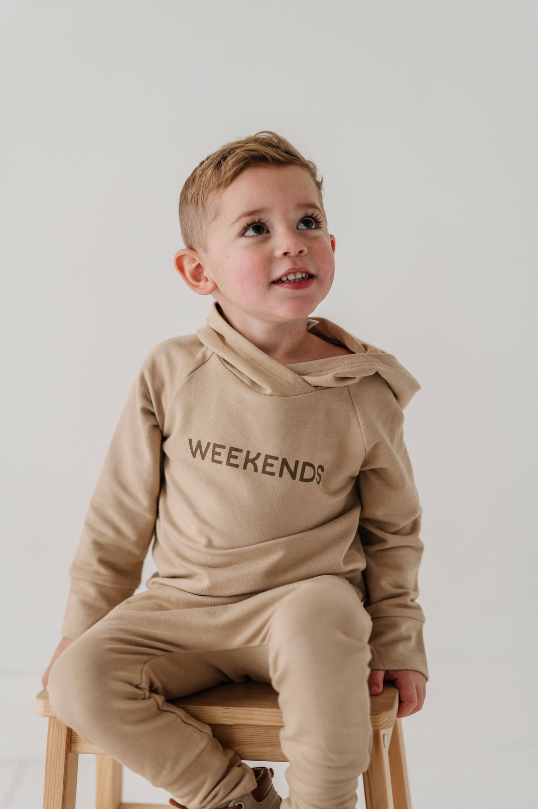 Boy's Raglan Hoodie: Weekends