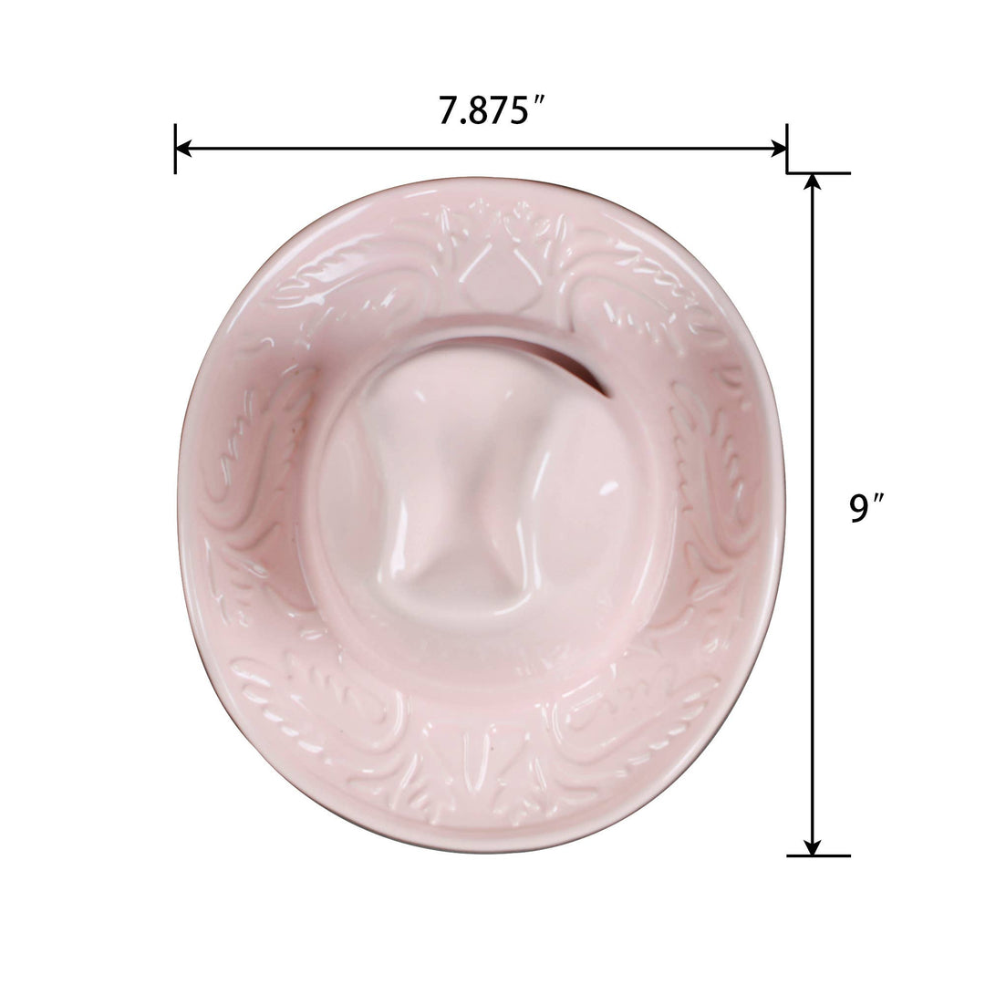 Ceramic Cowboy Hat Hanging Vase