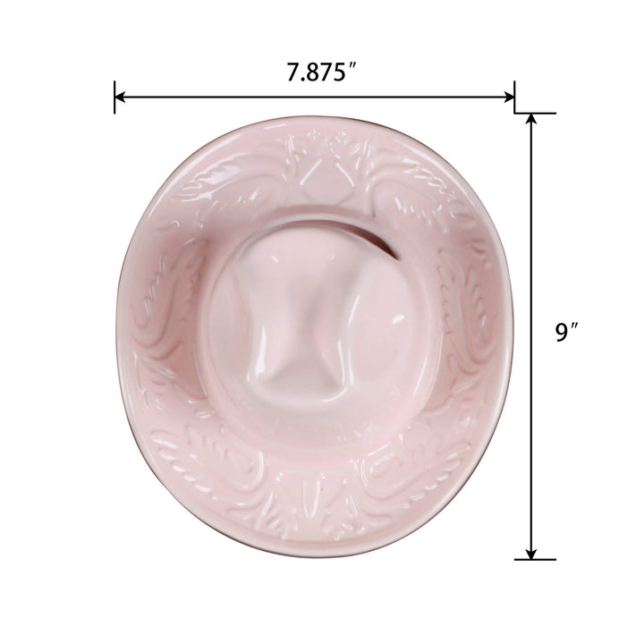 Ceramic Cowboy Hat Hanging Vase
