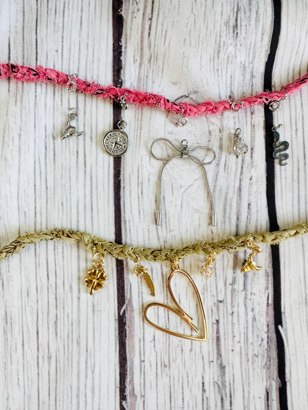 Charm Bar Bandana Bracelets