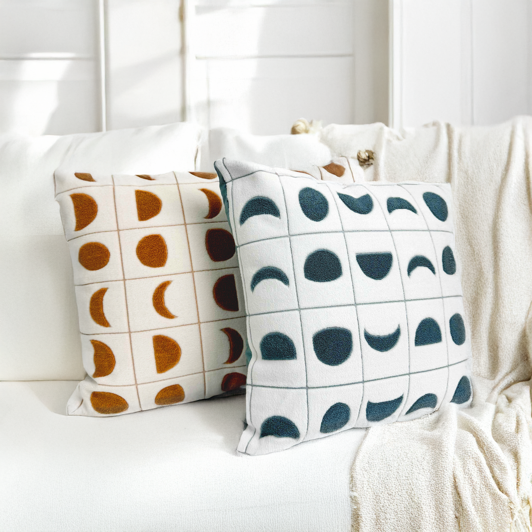 Moon Phase Throw Pillow