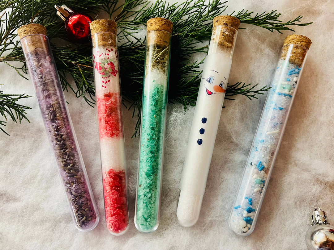 Christmas Bath Salts: Snowflake Blue