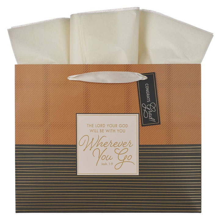 Wherever You Go Josh. 1:9 gift bag