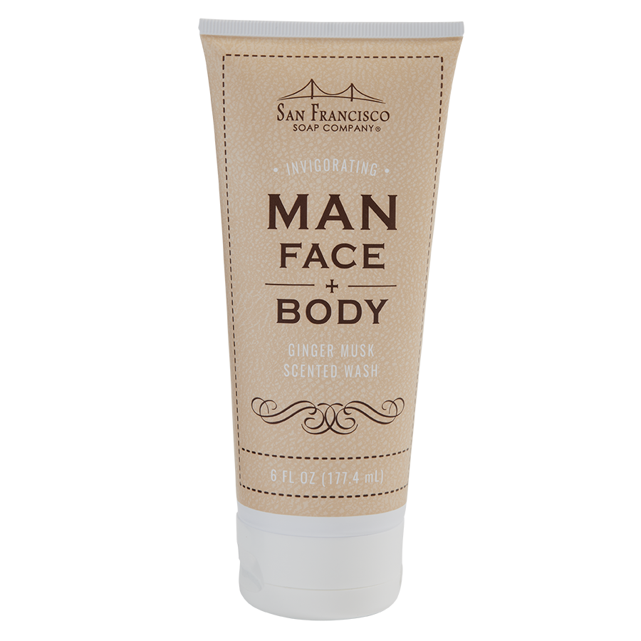 Man Face & Body Wash Ginger Musk