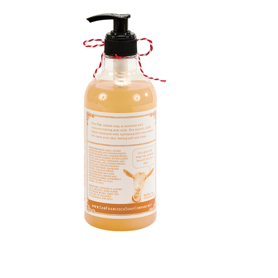 HONEY APRICOT GOAT MILK LIQUID HAND SOAP 15.5oz