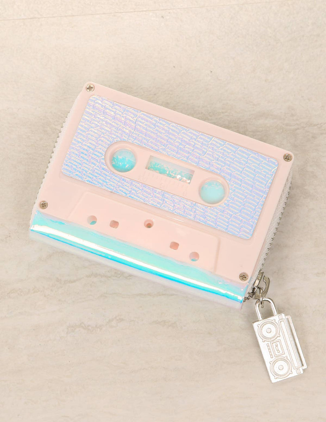 Wallet Retro 80s Cassette Tape- Pink