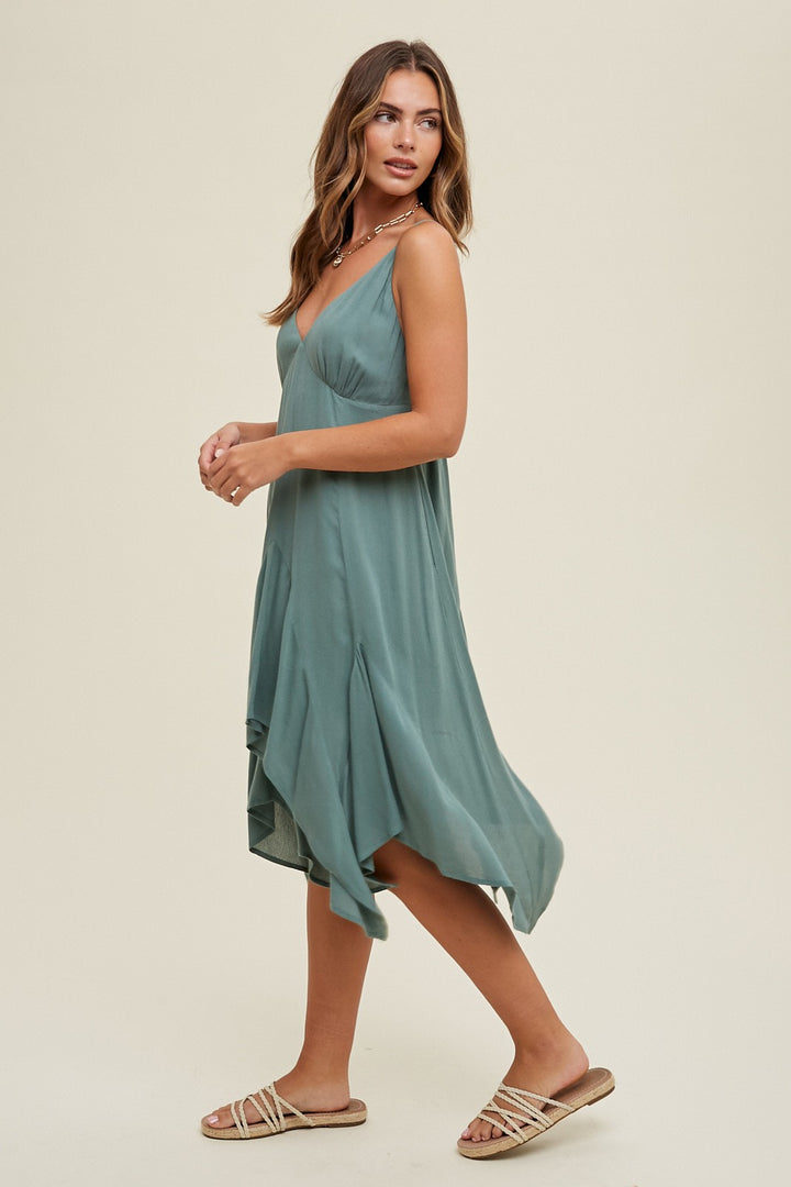 Handkerchief Mini Dress