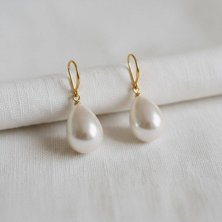 Pearl Water Drop Earrings