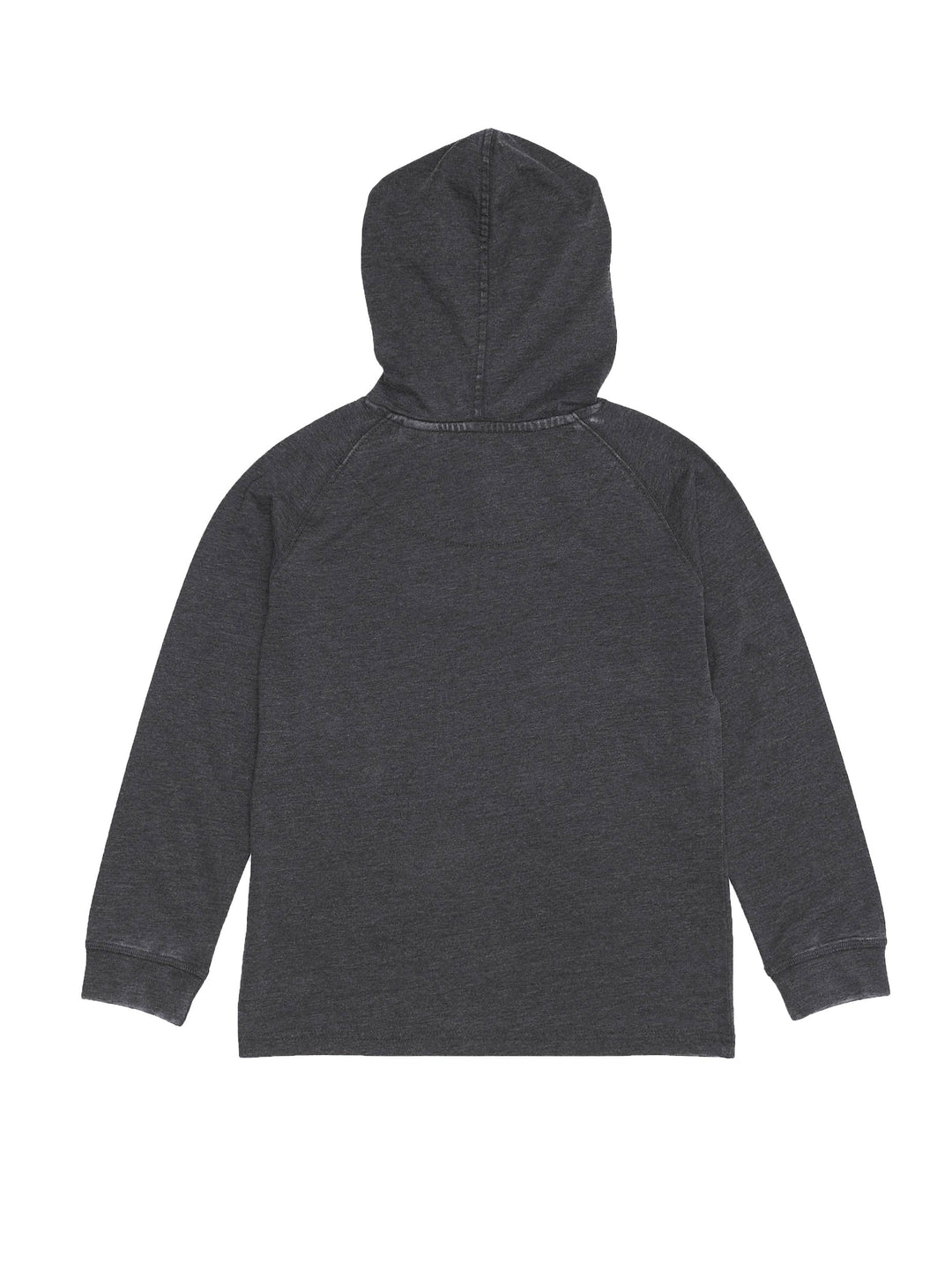BOYS ACID WASH HENLEY HOODIE