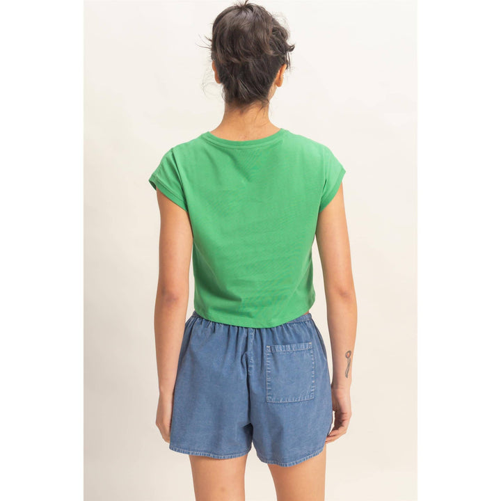 Classic Crew Neck Sleeveless Top