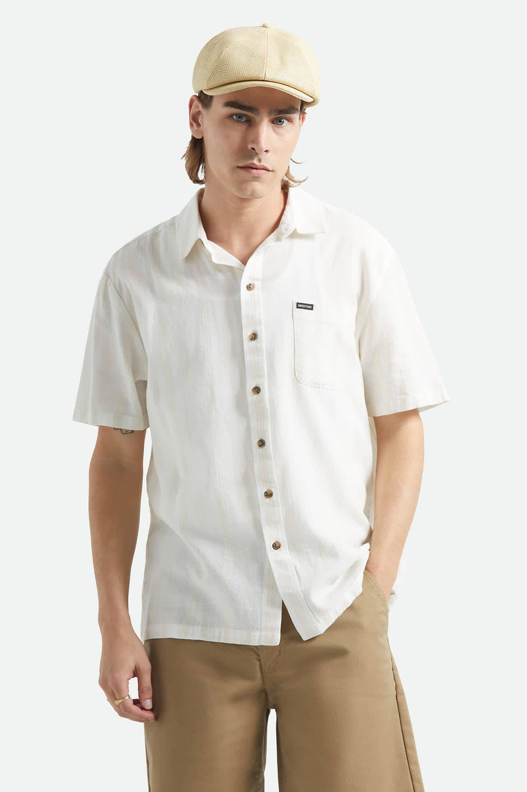 Brixton Cru Stripped Dobby Shirt