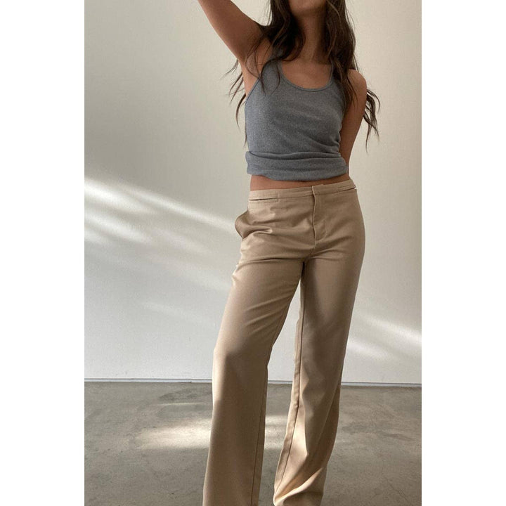 HOOK EYE WAISTBAND TROUSER