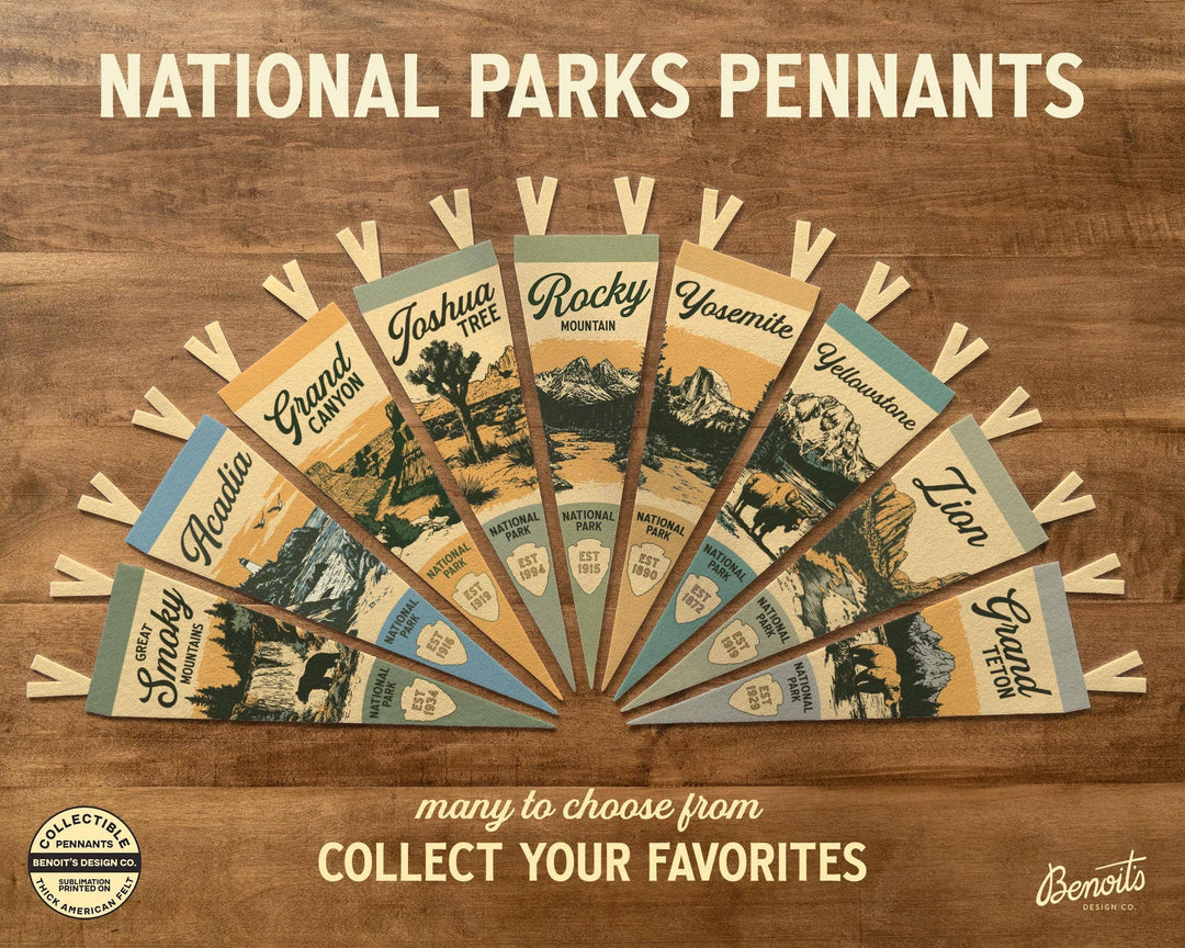 Joshua Tree National Park Felt Pennant