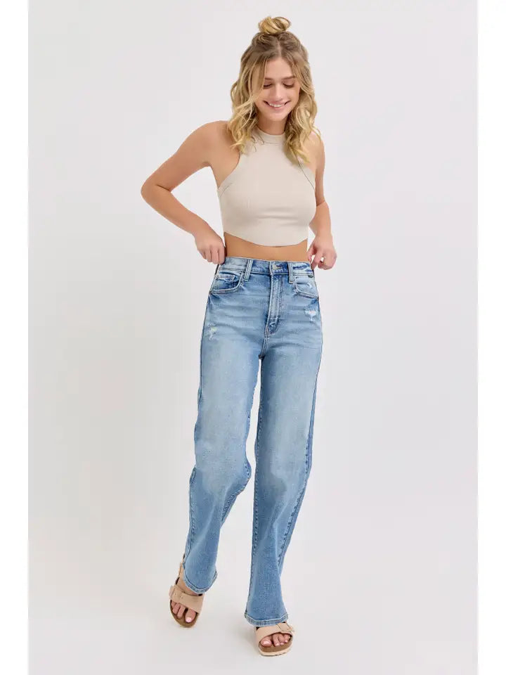 Super High Rise Dad Jeans