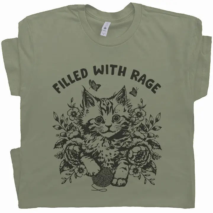 Filled with Rage Cat Tee