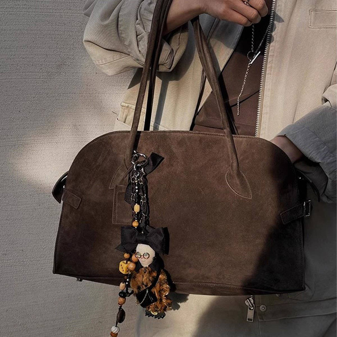 SUEDE TOTE BAG