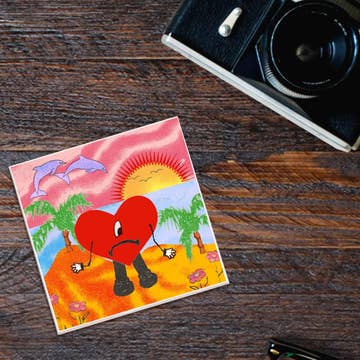 Ceramic Album Coaster