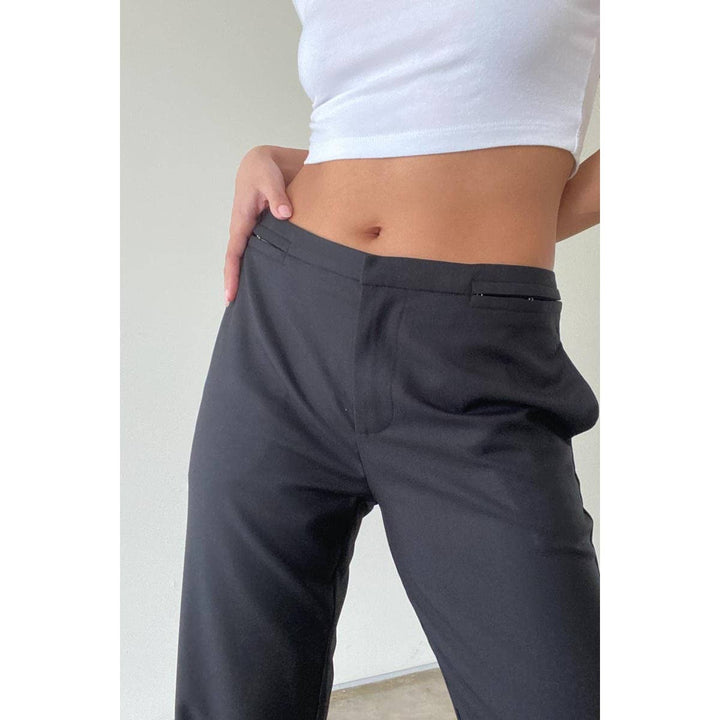 HOOK EYE WAISTBAND TROUSER