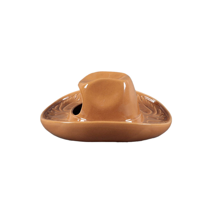 Ceramic Cowboy Hat Hanging Vase