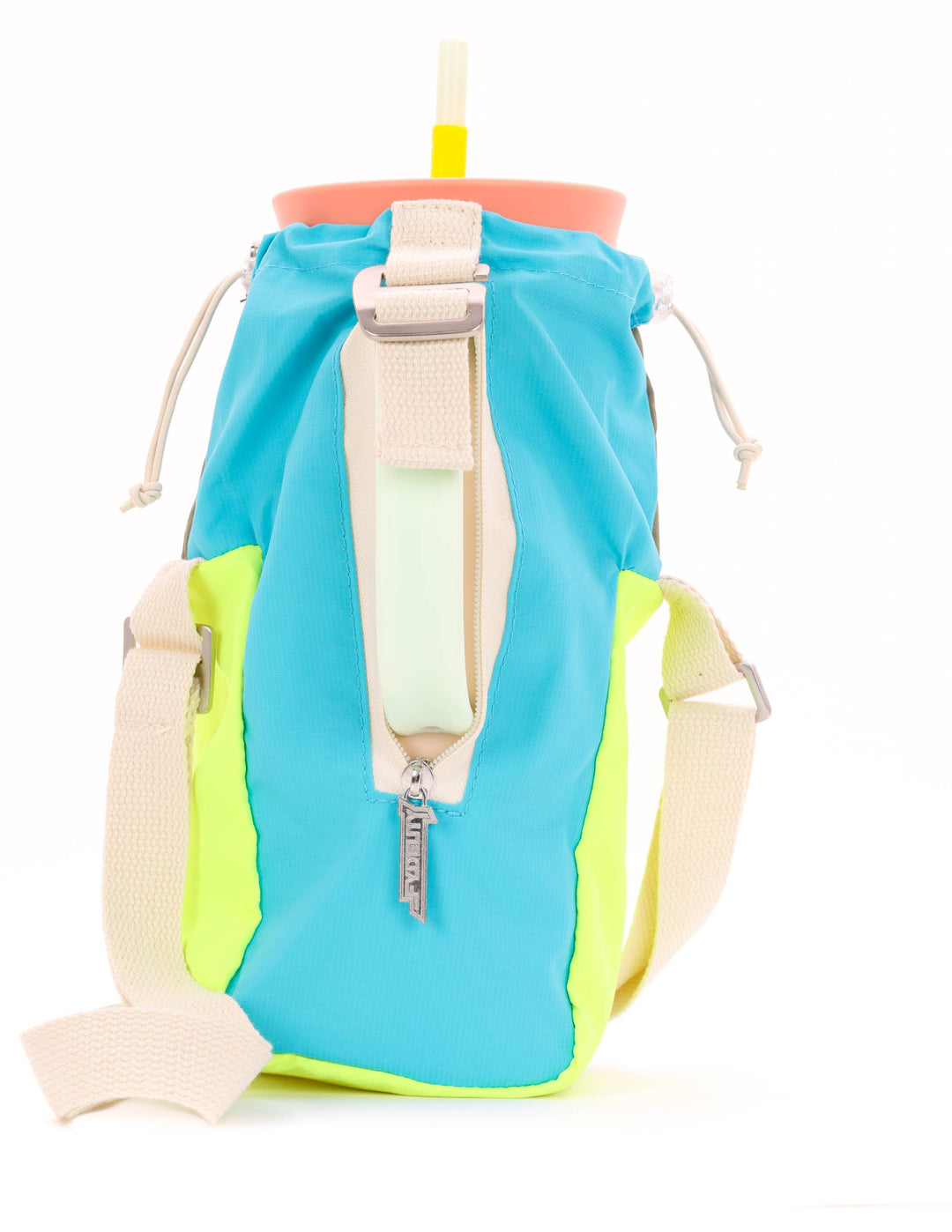Crossbody Bag & Drinkware Accessories| Colorblock Blue