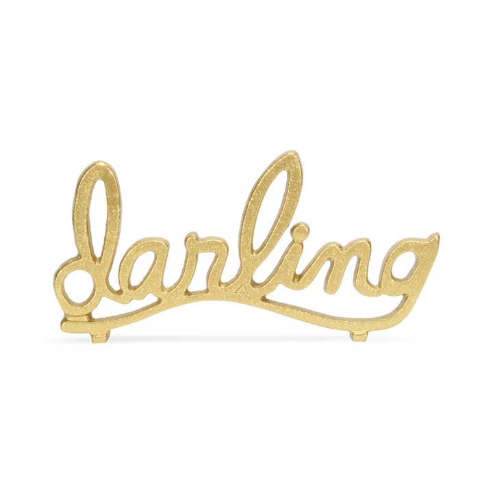 Darling Cast Iron Sign