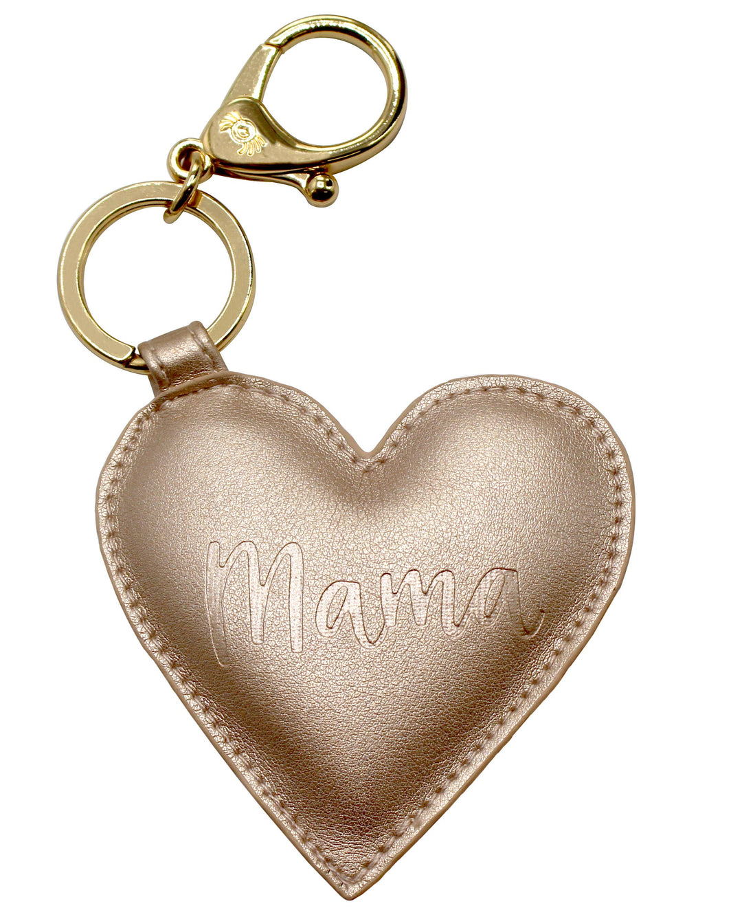 Gold Mama Heart Diaper Bag Charm