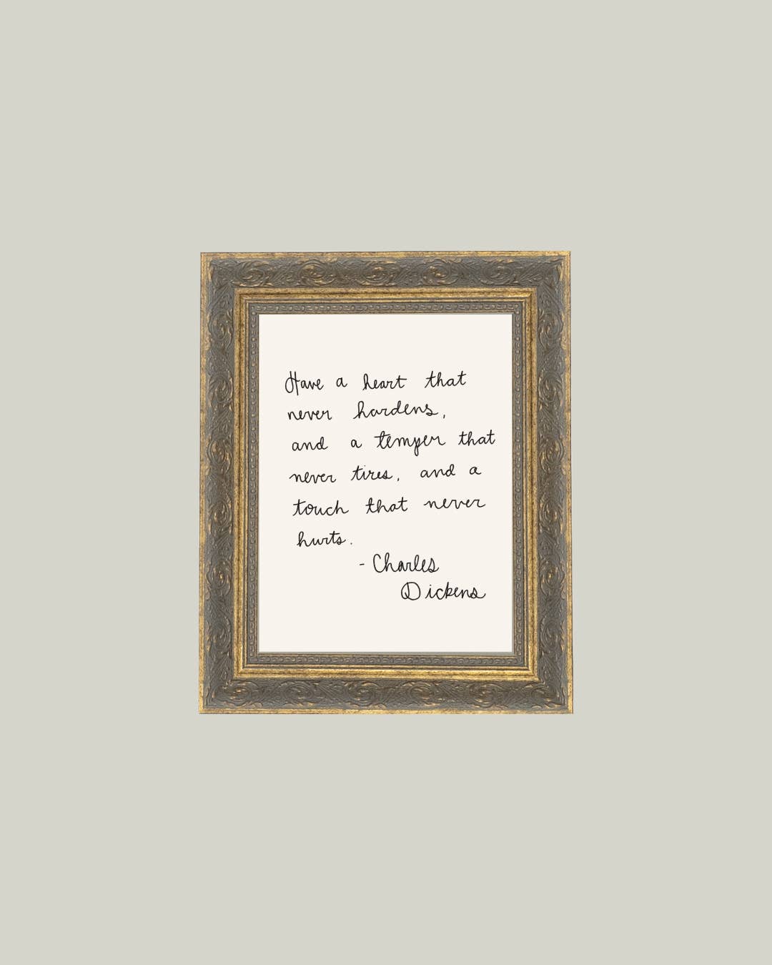 Have A Heart Framed Antique