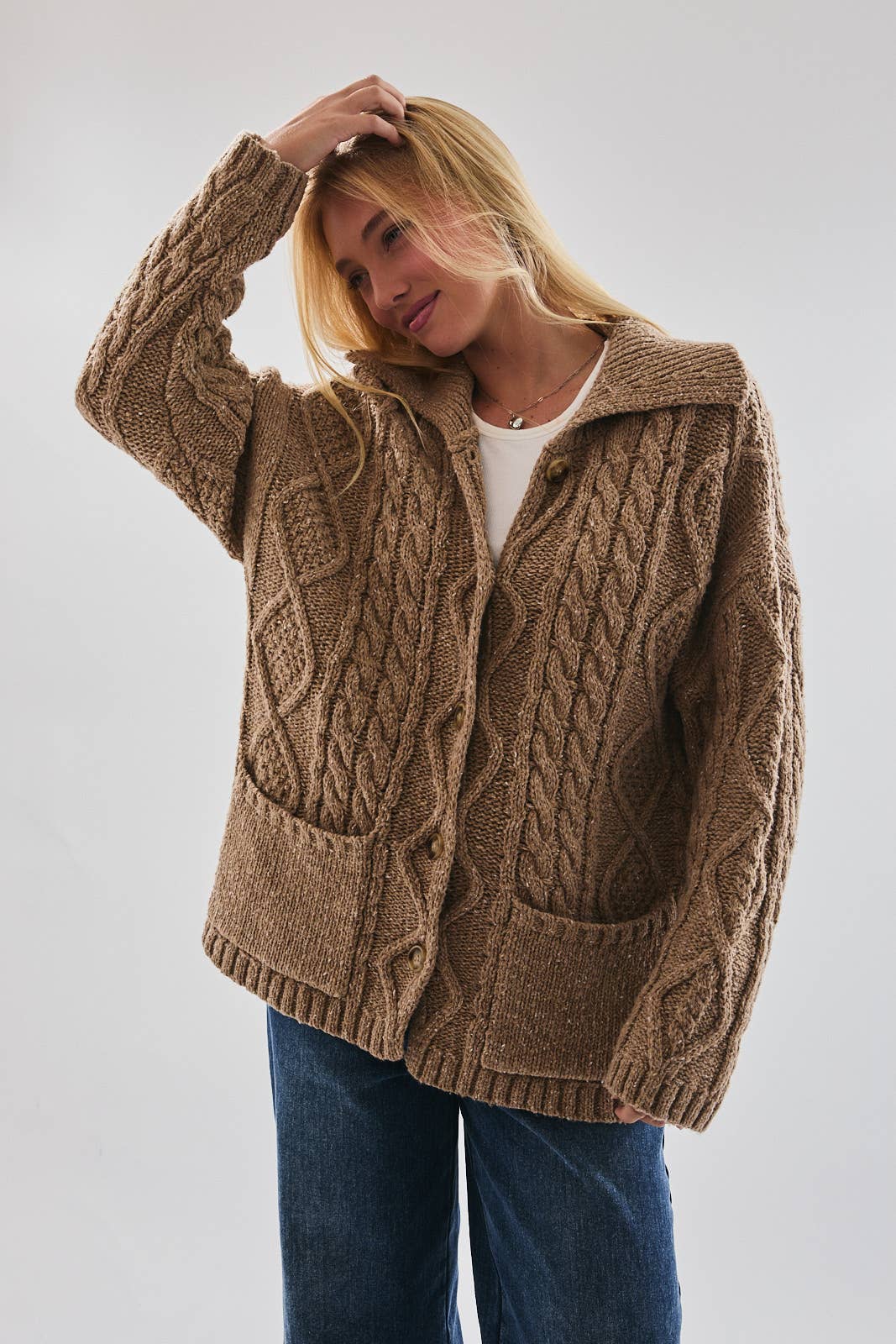 Oversized Cardigan w\Pockets