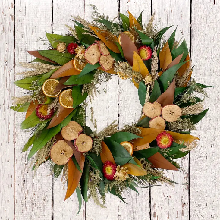 Harvest Fruit Rustic Wreath