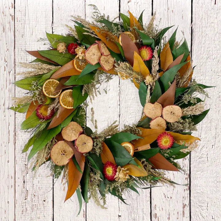 Harvest Fruit Rustic Wreath
