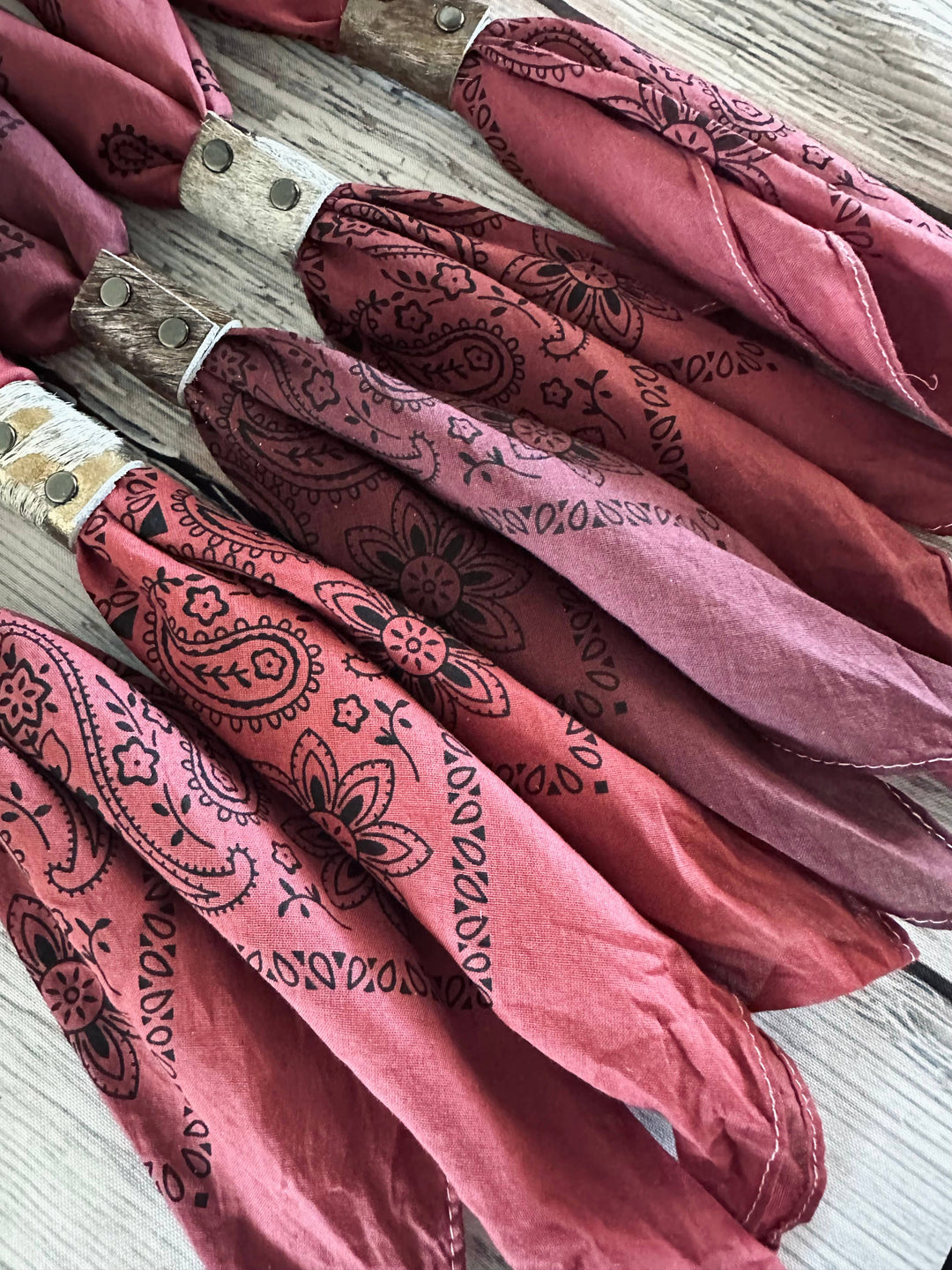 Maroon Hues Hand Dyed Bandanas