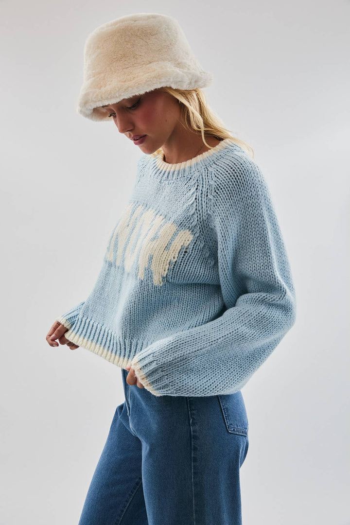 "SNOW" SWEATER