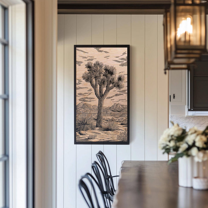 Joshua Tree Engraved Illustration