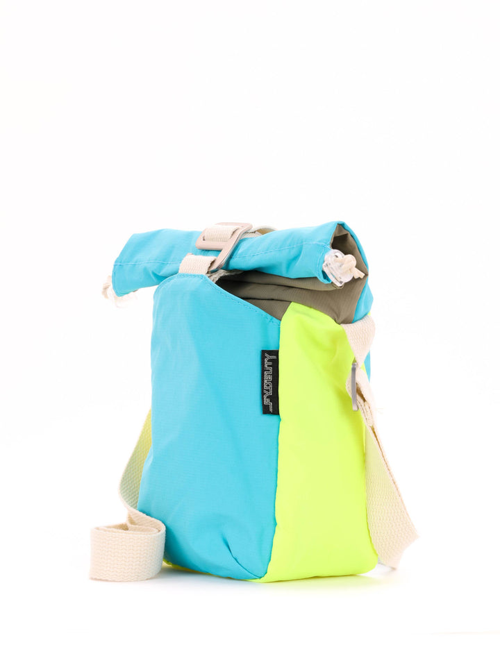 Crossbody Bag & Drinkware Accessories| Colorblock Blue