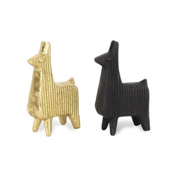 Cast Iron Llama Table Decor