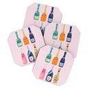Thearticsoul Champagne Coaster