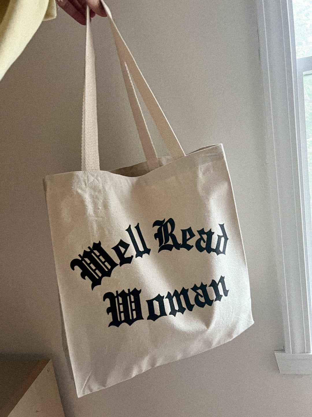 Well-read Woman tote bag