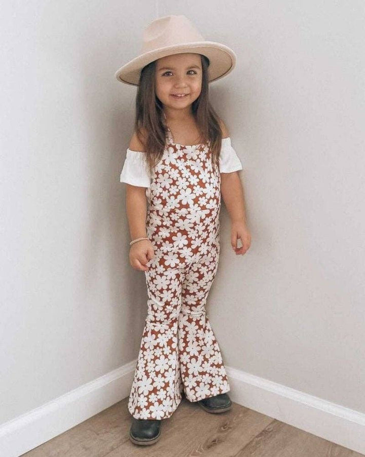 Andi Pleated Bell Bottom Jumpsuit