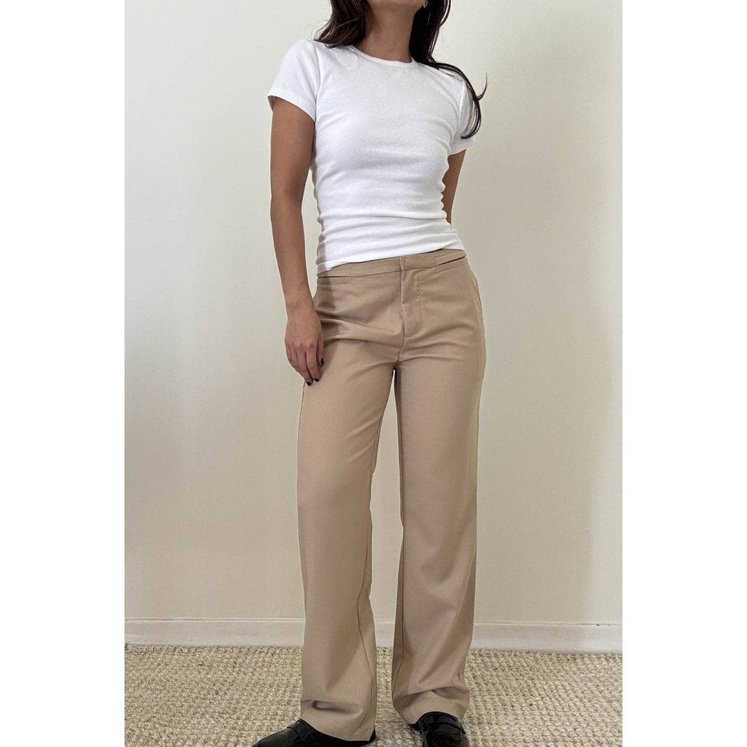 HOOK EYE WAISTBAND TROUSER