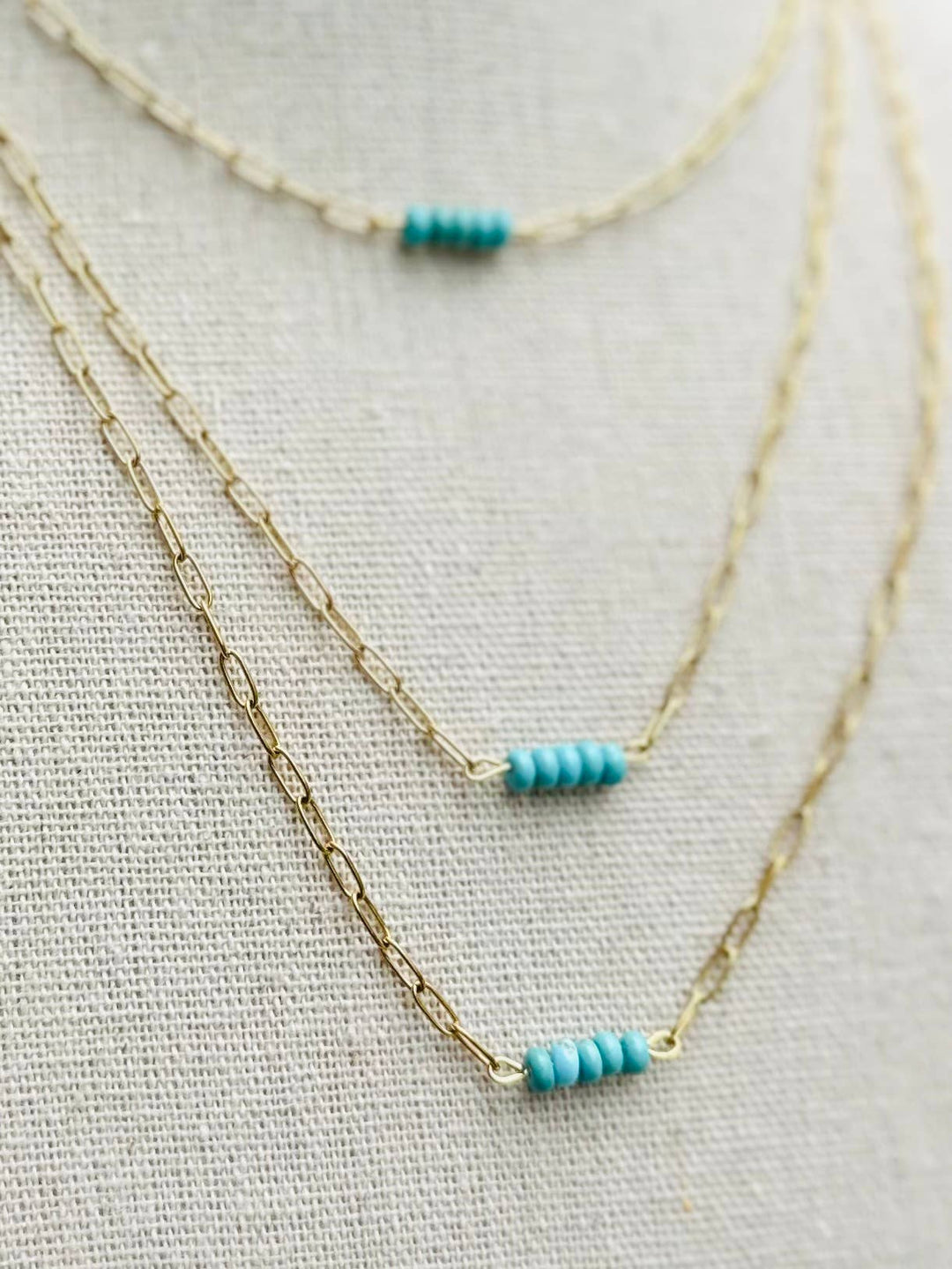Rondelle  Turquoise Necklace