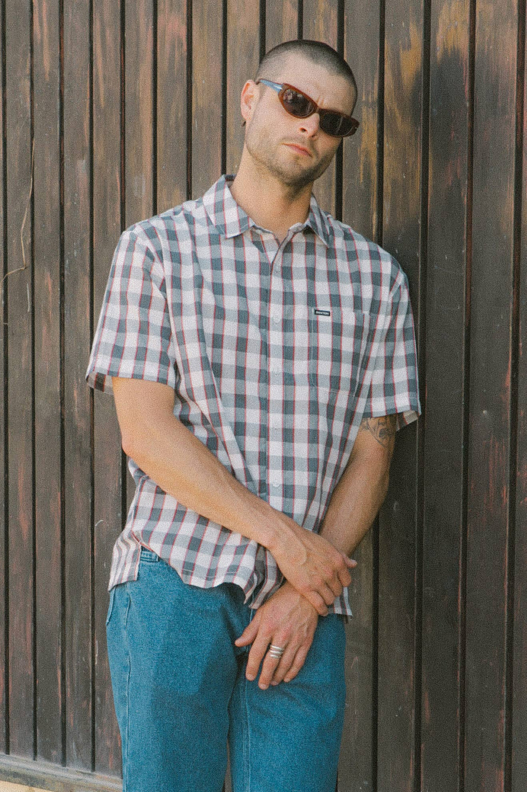 Brixton Cru Stripped Dobby Shirt