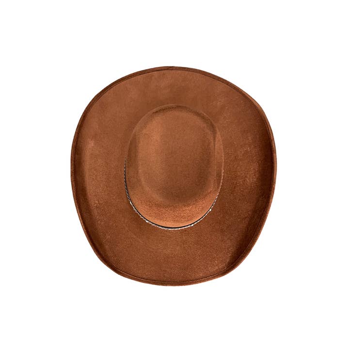 Unisex Vegan Buffalo Suede Cowboy Hat