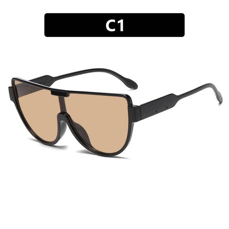 Oversized Sunglasses & Case