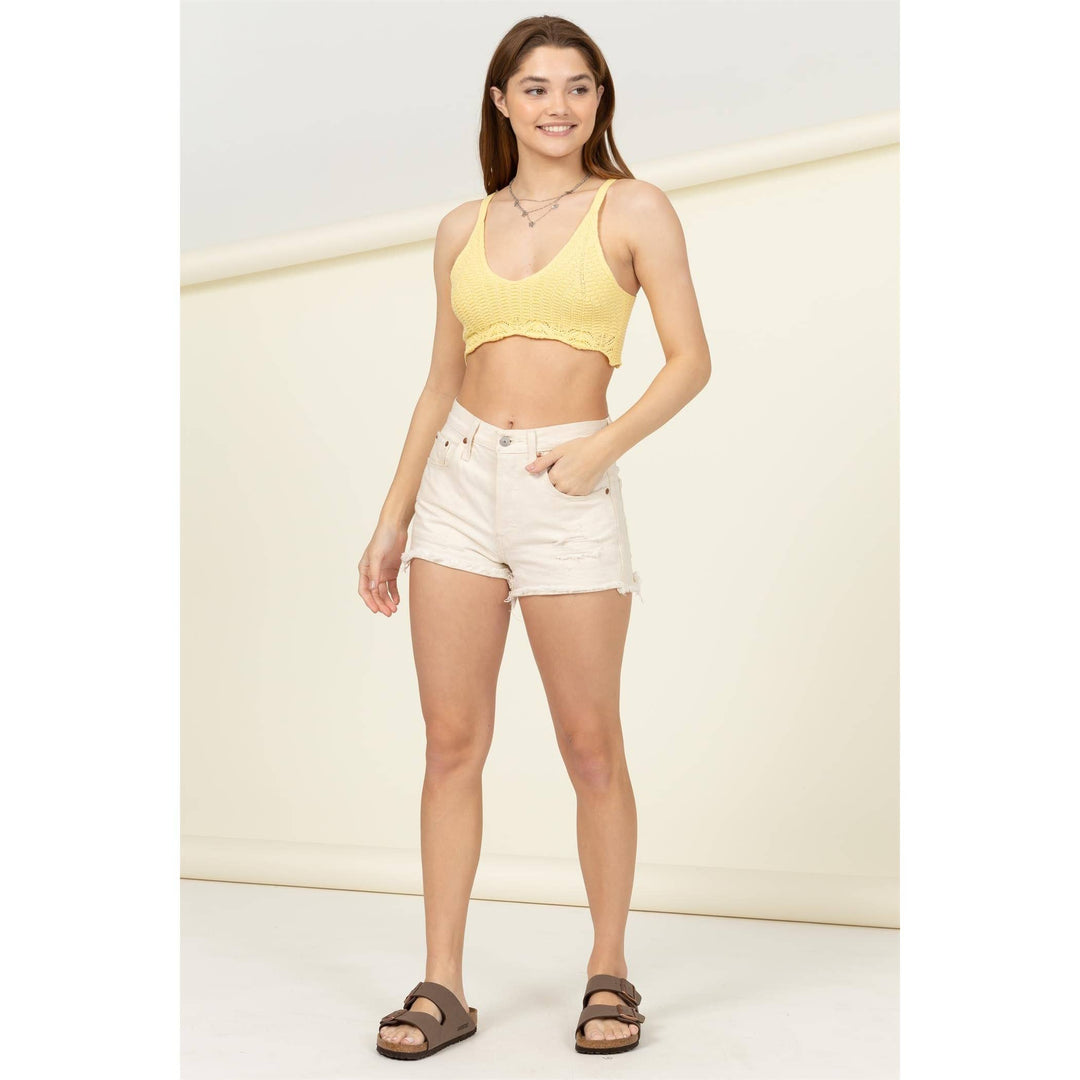 Crochet Knit Bralette